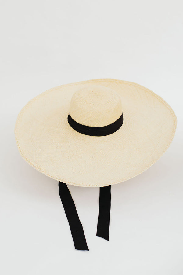 Extra Long Brim Panama Hat