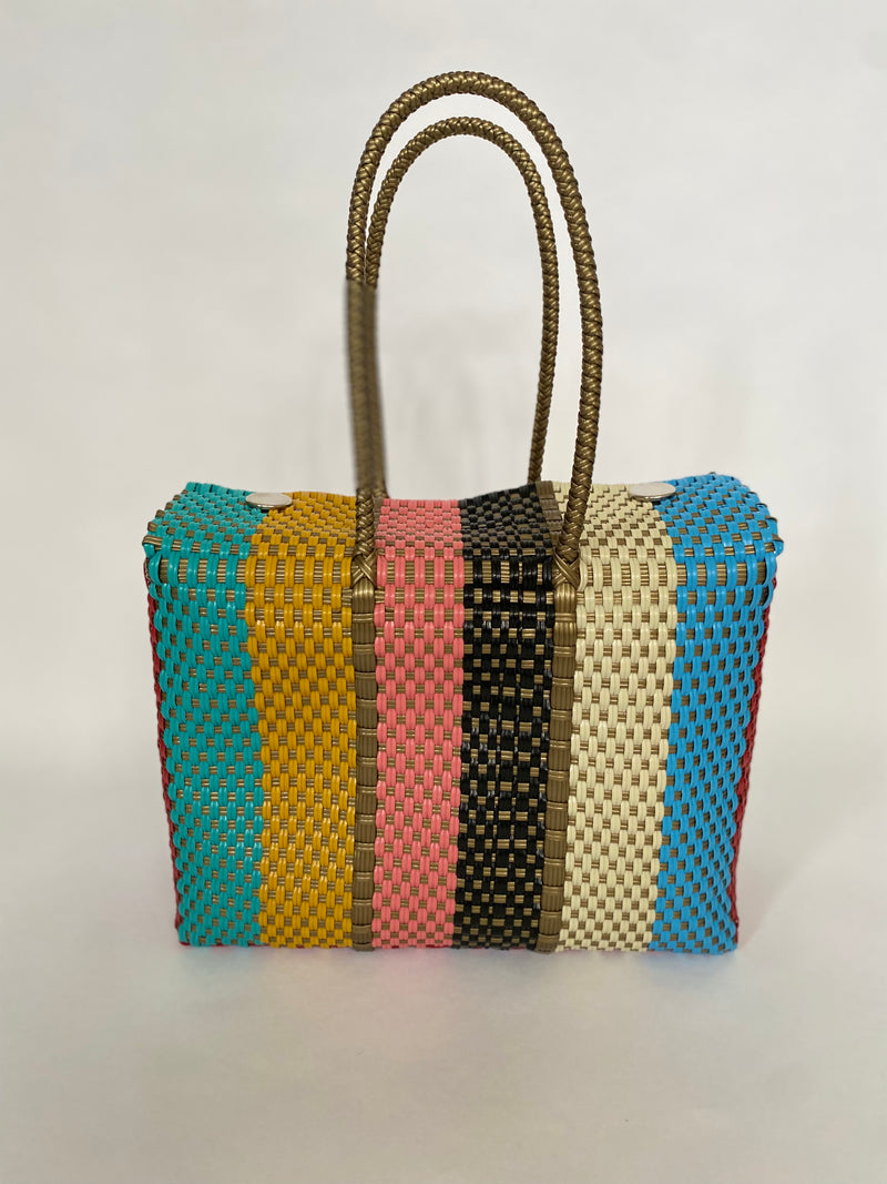 Multicolor Beach Bag
