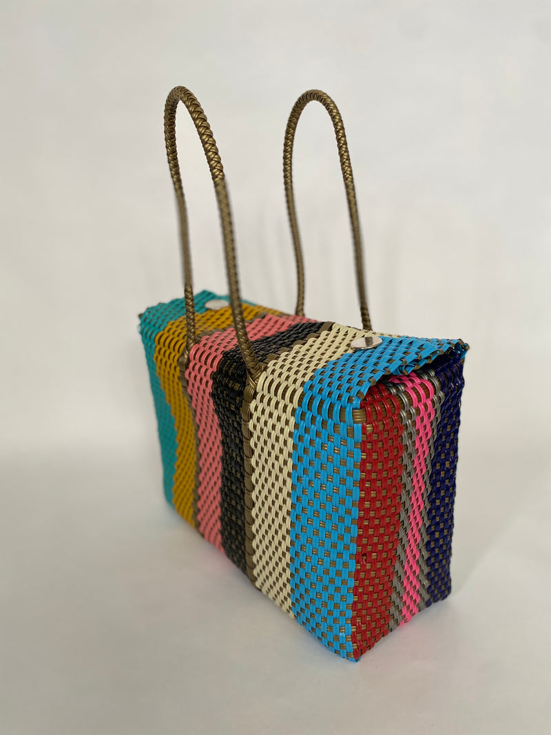 Multicolor Beach Bag
